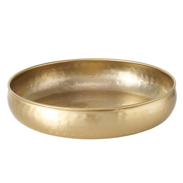 Decoratieve Schaal – Goudkleurig (Ø30cm)