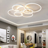 Dimbare LED Plafondlamp – Modern Design (Zwart/Goud/Wit)