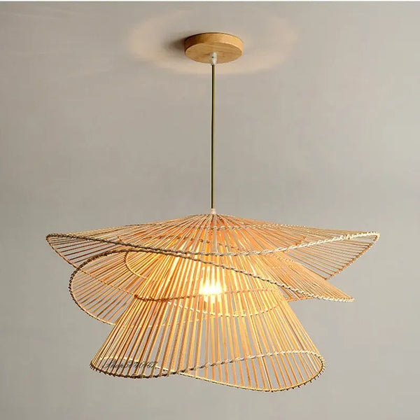Handgevlochten Rattan Hanglamp – Bohemian (25cm / 45cm)