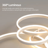 Dimbare LED Plafondlamp – Modern Design (Zwart/Goud/Wit)