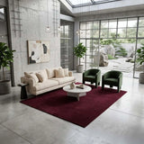 Handgetuft Wollen Vloerkleed – Minimalistisch Modern Design