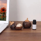 Houten Etherische Olie Diffuser – Bergvorm Bamboe Design