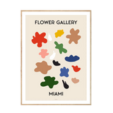 Flower Gallery Miami – Botanische Kunstprint